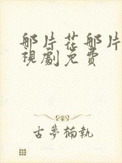 那片花那片海电视剧免费