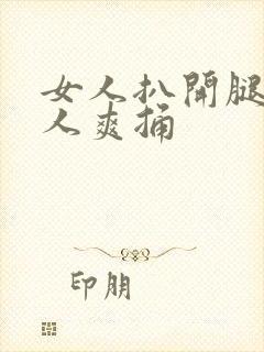 女人扒开腿让男人爽捅封面