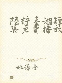 陆柠秦湘短剧全集免费播放