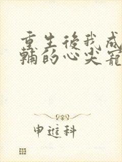 重生后我成了首辅的心尖宠 小说