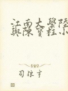 江南大学陆冰嫣与陈宝柱小说