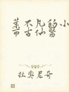 叶不凡的小说都市古仙医