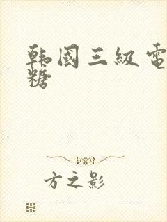 韩国三级电影寡糖封面