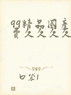 99精品国产免费久久久久久