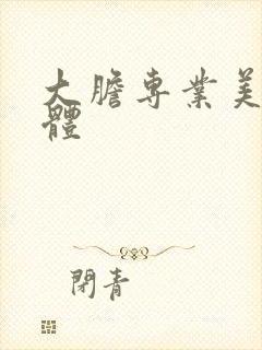 大胆专业美女人体封面