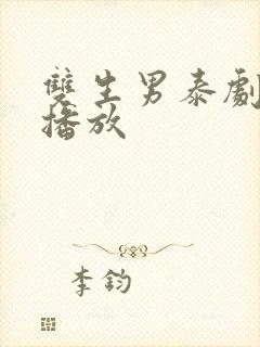 双生男泰剧免费播放封面