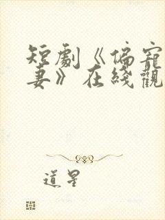 短剧《偏宠小疯妻》在线观看