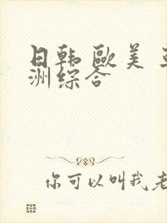 日韩 欧美 亚洲综合