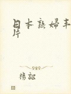 日本熟妇丰满毛片