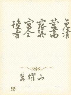 后宫露营免费观看全集高清