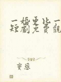 一婚更比一婚高短剧免费观看封面
