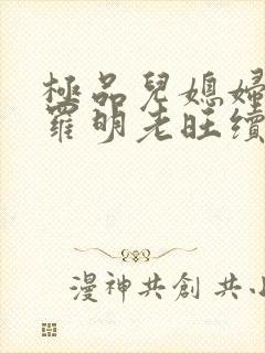 极品儿媳妇秦雨罗明老旺续集封面