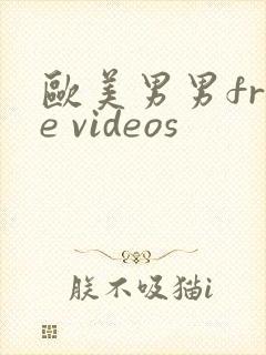 欧美男男free videos