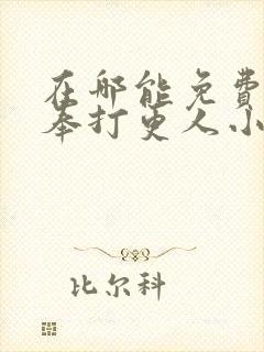 在哪能免费看大奉打更人小说封面