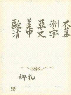 欧美亚洲不卡高清中文字幕