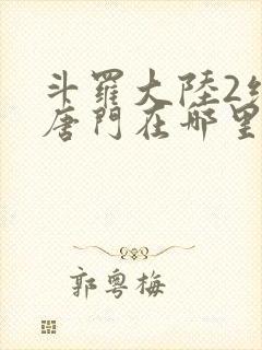 斗罗大陆2绝世唐门在哪里看小说