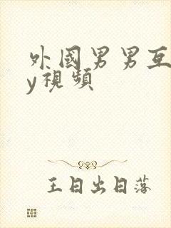 外国男男互gay视频