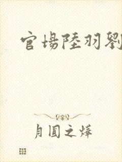 官场陆羽刘云峰封面