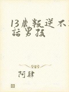 13岁叛逆不听话男孩