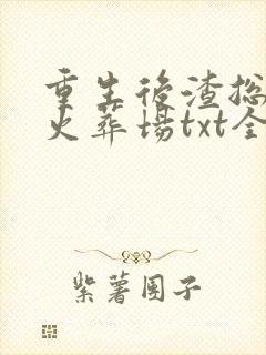 重生后渣总追妻火葬场txt全集下载