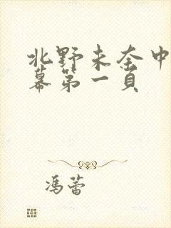 北野未奈中文字幕第一页