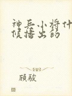 神兵小将什么时候播出的