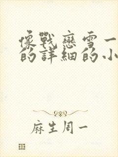 像战恋雪一样写的详细的小说