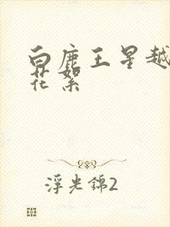 白鹿王星越吻戏花絮封面