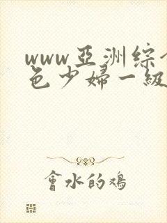 www亚洲综合色少妇一级av