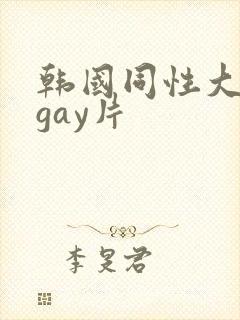韩国同性大尺度gay片封面
