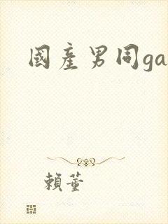 国产男同gay封面