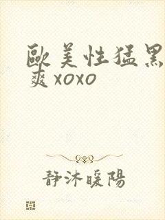欧美性猛黑人性爽xoxo封面