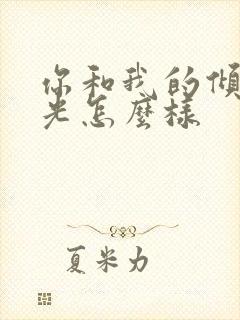 你和我的倾城时光怎么样