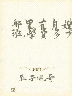 哪里有月嫂培训班,学费多少钱封面