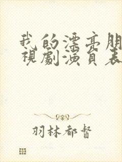 我的漂亮朋友电视剧演员表