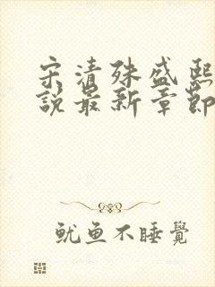 宋清殊盛熙川小说最新章节更新内容