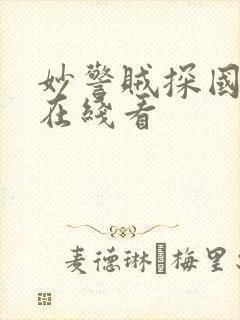 妙警贼探国语版在线看