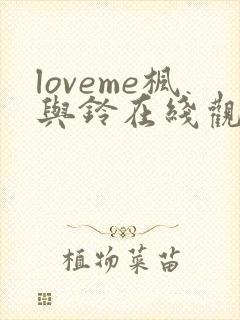 loveme枫与铃在线观看免费全集电视剧