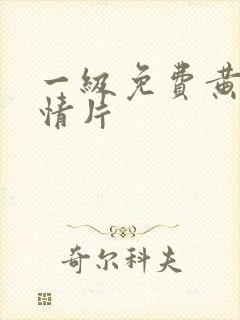 一级免费黄色激情片封面