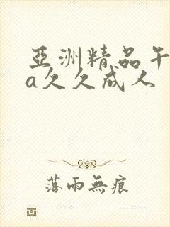 亚洲精品午夜va久久成人