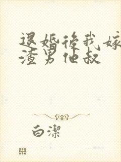 退婚后我嫁给了渣男他叔封面