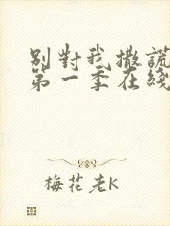 别对我撒谎美剧第一季在线观看免费