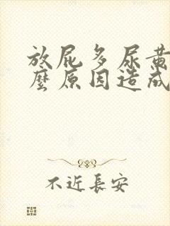 放屁多尿黄是什么原因造成的