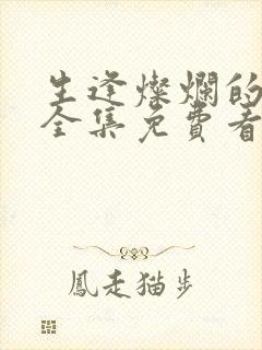 生逢灿烂的日子全集免费看