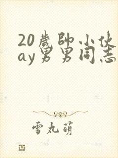 20岁帅小伙gay男男同志网站