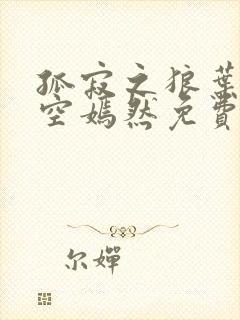 孤寂之狼叶凡司空嫣然免费阅读全文小说