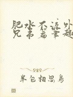 肥水不流外人田兄弟篇笔趣阁小说