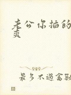 老公你插的我好爽