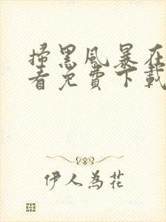 扫黑风暴在线观看免费下载