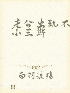 老公出轨不肯跟小三断封面